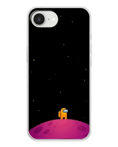 Чохол для iPhone 16e з картинкою «Самотній герой на планеті»