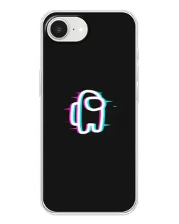 Чохол для iPhone 16e з картинкою «Among Us неон»