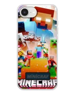 Чохол для iPhone 16e з картинкою «Minecraft герої гри»