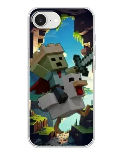 Чохол для iPhone 16e з картинкою «Стів та гусь»