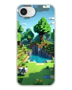 Чохол для iPhone 16e з картинкою «Minecraft літній день»
