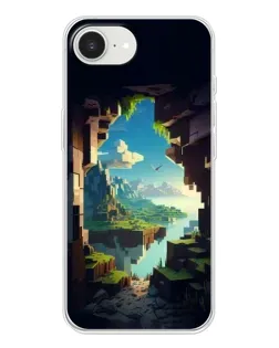 Чохол для iPhone 16e з картинкою «Вид з печери»