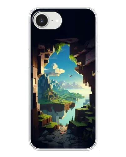 Чохол для iPhone 16e з картинкою «Вид з печери»