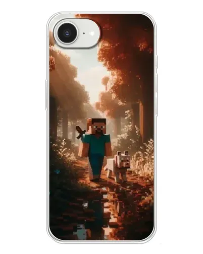 Чохол для iPhone 16e з картинкою «Стів у лісі»