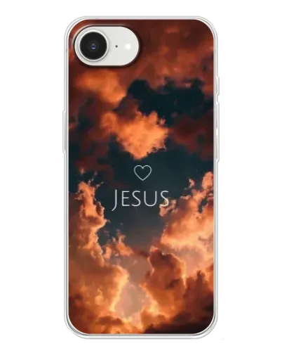 Чехол для iPhone 16e с картинкой «Сияние Имени Jesus»