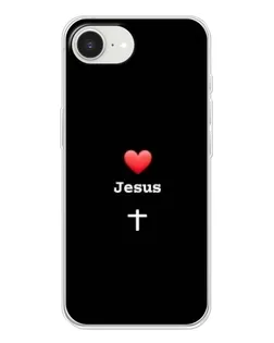 Чехол для iPhone 16e с картинкой «Сердце - Jesus» Чехол для iPhone 16e с картинкой «Сердце - Jesus»