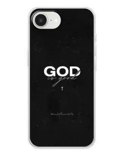 Чехол для iPhone 16e с картинкой «GOD — Бог над всем»