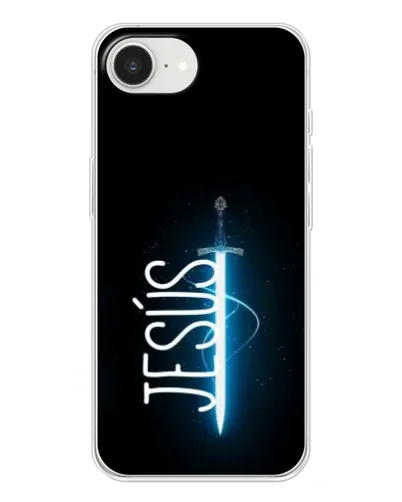 Чехол для iPhone 16e с картинкой «Меч Духа Jesus»