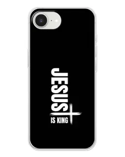 Чехол для iPhone 16e с картинкой «Вертикаль веры Jesus»