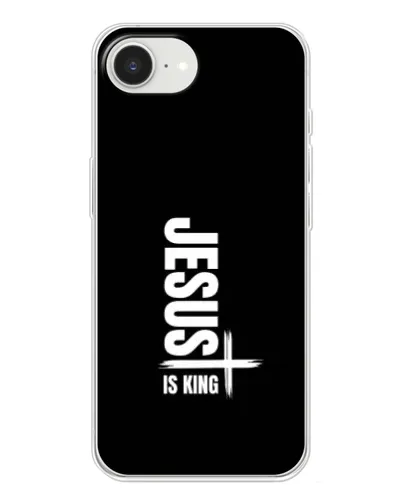 Чехол для iPhone 16e с картинкой «Вертикаль веры Jesus»