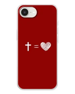 Чехол для iPhone 16e с картинкой «Уравнение любви» Чехол для iPhone 16e с картинкой «Уравнение любви»