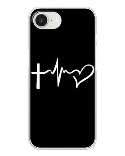 Чехол для iPhone 16e с картинкой «Пульс веры» Чехол для iPhone 16e с картинкой «Пульс веры»