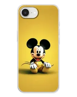 Чохол для iPhone 16e з картинкою «Міккі на жовтому»