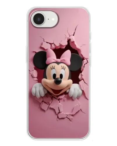 Чохол для iPhone 16e з картинкою «Мінні крізь стіну»