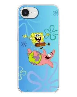 Чохол для iPhone 16e з картинкою «Спанч Боб та Патрік»