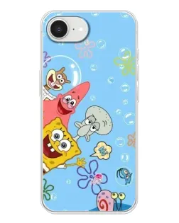 Чохол для iPhone 16e з картинкою «Веселі бульбашки»