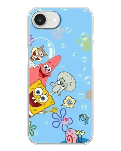 Чохол для iPhone 16e з картинкою «Веселі бульбашки»