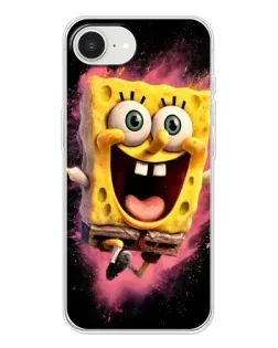 Чохол для iPhone 16e з картинкою «Вибуховий Спанч Боб»