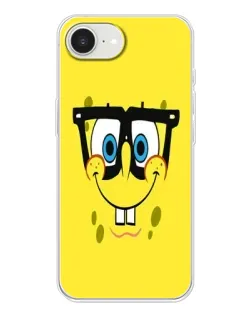 Чехол для iPhone 16e с картинкой «Минималистичный Спанч Боб»