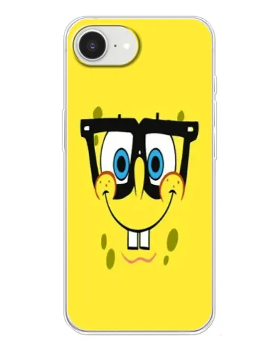 Чехол для iPhone 16e с картинкой «Минималистичный Спанч Боб» Чехол для iPhone 16e с картинкой «Минималистичный Спанч Боб»