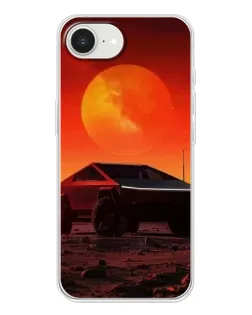 Чохол для iPhone 16e з картинкою «Cybertruck на Марсі»