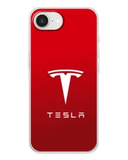 Чохол для iPhone 16e з картинкою «Tesla Red Classic»