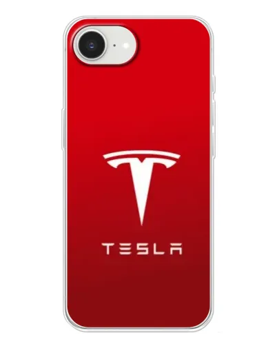 Чохол для iPhone 16e з картинкою «Tesla Red Classic»