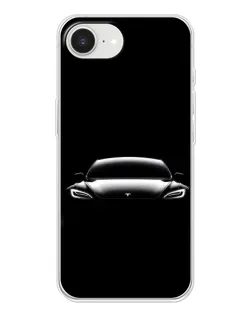 Чохол для iPhone 16e з картинкою «Фари Tesla Night»