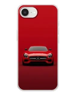 Чохол для iPhone 16e з картинкою «Червоний Mercedes AMG»