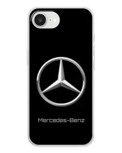 Чохол для iPhone 16e з картинкою «Mercedes Silver Logo»