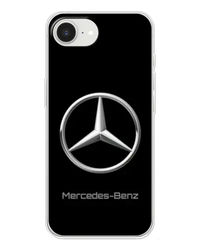 Чохол для iPhone 16e з картинкою «Mercedes Silver Logo»