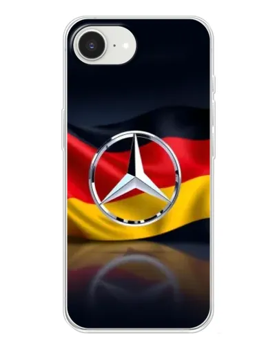 Чохол для iPhone 16e з картинкою «Mercedes — прапор Німеччини»