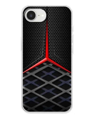 Чохол для iPhone 16e з картинкою «Mercedes Carbon Grid»