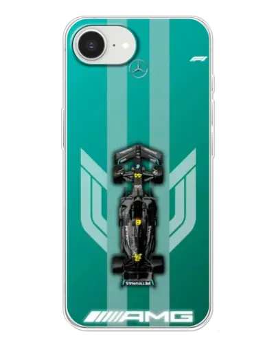 Чохол для iPhone 16e з картинкою «Mercedes AMG Petronas»