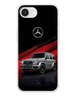 Чохол для iPhone 16e з картинкою «Mercedes G-Class червоний»