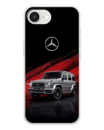 Чохол для iPhone 16e з картинкою «Mercedes G-Class червоний»