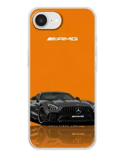Чохол для iPhone 16e з картинкою «Помаранчевий Mercedes AMG»