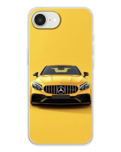 Чохол для iPhone 16e з картинкою «Жовтий Mercedes GT»