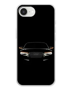 Чохол для iPhone 16e з картинкою «Audi — нічний контур»