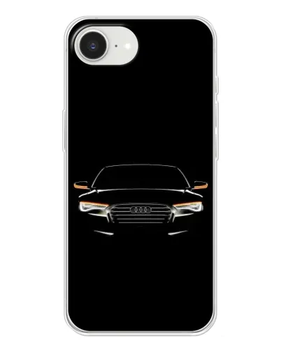 Чохол для iPhone 16e з картинкою «Audi — нічний контур»