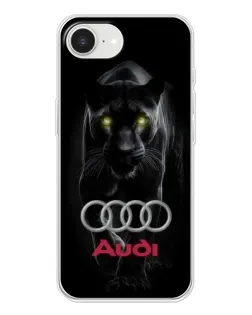 Чохол для iPhone 16e з картинкою «Пантера та Audi»