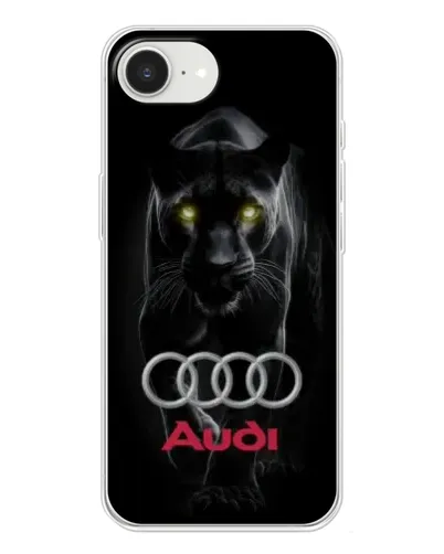 Чохол для iPhone 16e з картинкою «Пантера та Audi»