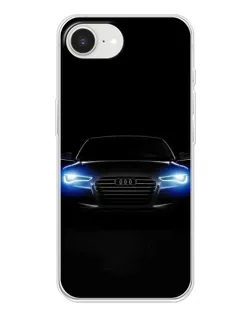 Чохол для iPhone 16e з картинкою «Audi в неоні»