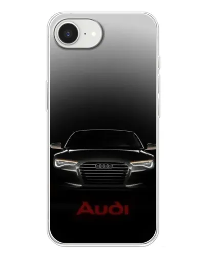 Чохол для iPhone 16e з картинкою «Audi — градієнтний контур»