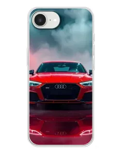 Чохол для iPhone 16e з картинкою «Audi RS — червоний стиль»