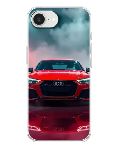 Чохол для iPhone 16e з картинкою «Audi RS — червоний стиль»