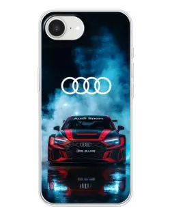 Чохол для iPhone 16e з картинкою «Audi Sport — неон»