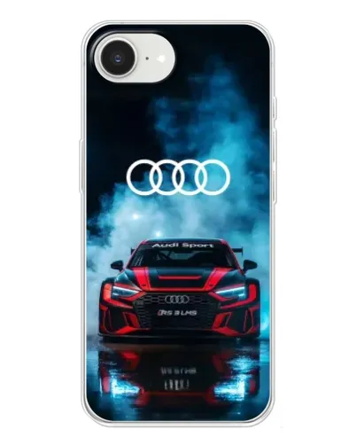Чохол для iPhone 16e з картинкою «Audi Sport — неон»