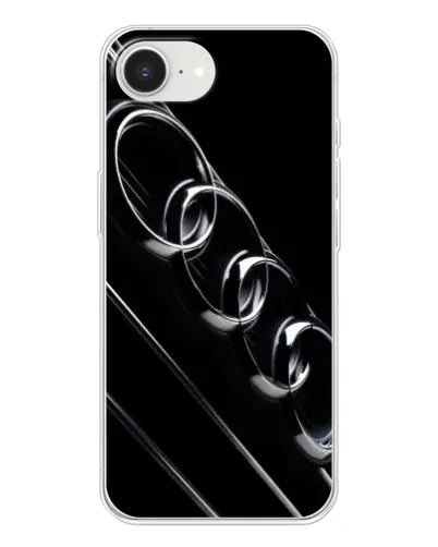 Чохол для iPhone 16e з картинкою «Audi — абстрактні кільця»