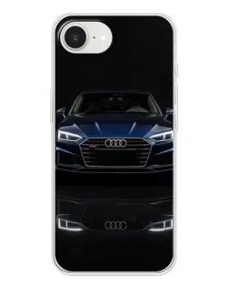Чохол для iPhone 16e з картинкою «Audi — нічне відображення»